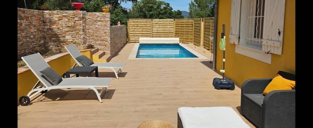 Magnifique Villa Avec Piscine, Sauna Et Hammam La Crau Exterior foto